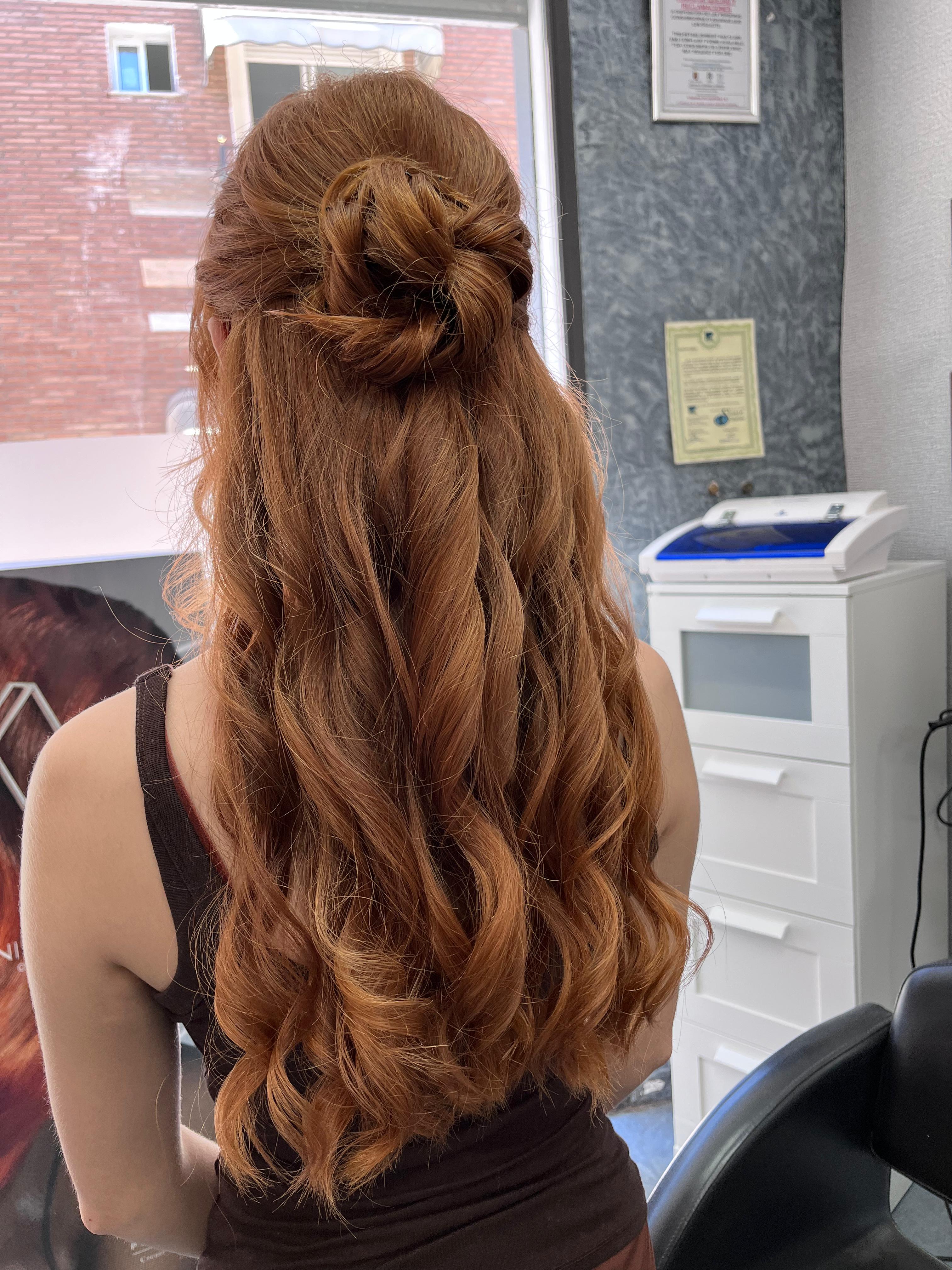 Semirrecogido con ondas - vista 3